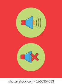  increases and reduces the sound icon 