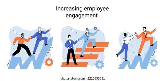 Increasing employee engagement, fellow workers assessment. Making career development plan, professional roadmaps for employees in company, development prospects and ways to achieve their goals