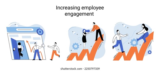 Increasing employee engagement, fellow workers assessment. Making career development plan, professional roadmaps for employees in company, development prospects and ways to achieve their goals