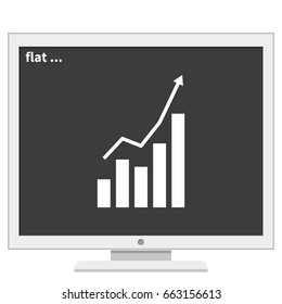 Increasing rate icon.