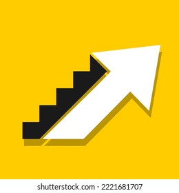 increassing symbol, up icon, bussiness signs