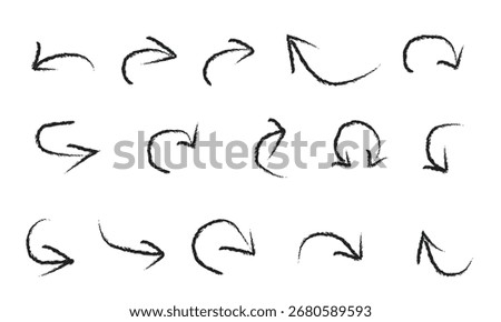 incredible arrow vector set, Arrow vector icon, drawn arrows vector icon