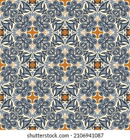 Incredible art seamless pattern. Vector illustration for print, fabric, cover, packaging, interior decor, blog decoration and other your projects.