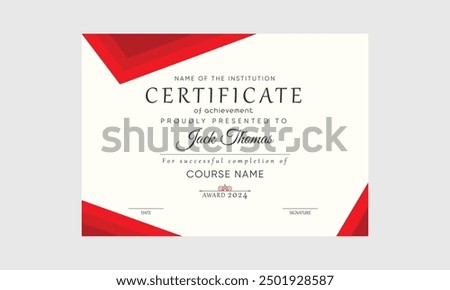 incredible certificate design vector. certificate. certificate templates