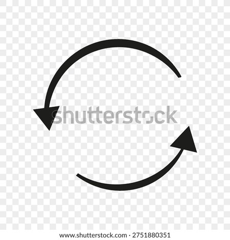 Incredible circular arrowheads. Continuous update Vector. Formidable sustainability cycles. Sophisticated loading process. EPS 10.