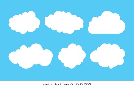 Increíble Vector de iconos en la nube. Vector de conjunto de iconos en la nube. Vector en la nube