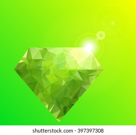incredible green diamond