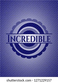 Incredible with jean texture