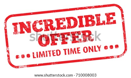 Incredible Offer Stamp
