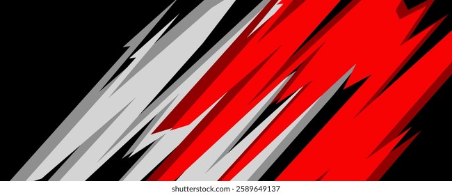 Incredible Sports Background in geometric style design. Dark sports background vector illustration.