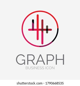 Incredibly beautiful and colorful abstract business logos and icons in vector. Circles, lines, arrows, transitions, gradient, shadows, text, patterns.