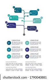 Incredibly beautiful and colorful modern business professional infographics in vector. Steps, circles, arrows, text, drawings, signs, number, work, diagrams, goals, time.