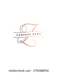 An incredibly classic style letter type Z logo template, Vector logo for business and company identity 