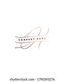 An incredibly classic style letter type H logo template, Vector logo for business and company identity 