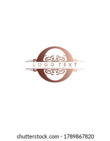 Eine unglaublich elegante und einzigartige Vorlage für das Logo des Typs O