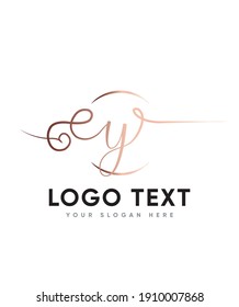 Incredibly Magical And Elegant Swashes Gorgeous Script Y Logo Template, Vector Logo For Business And Company Identity 