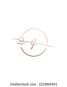 An incredibly romantic script with a beautiful feel letter G vector logo template