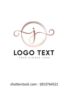 An incredibly stunning script letter J  logo template with beautiful letters and extravagant swashes, Vector logo for business and company identity 