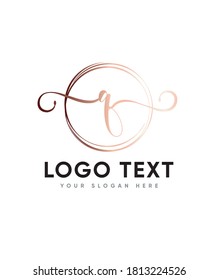 An incredibly stunning script letter Q  logo template with beautiful letters and extravagant swashes, Vector logo for business and company identity 