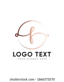 Incredibly versatile and a spectacular handwritten letter type F  logo template, Vector logo for business and company identity