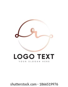 Increíblemente versátil y con una espectacular plantilla de logotipo R tipo carta escrita a mano, logotipo vector para identidad empresarial y de empresa