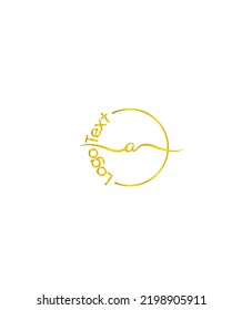 An incredibly versatile style handwritten type A vector logo template
