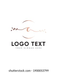 Incredibly versatile style and a stunning handwritten letter type C logo template, Vector logo for business and company identity 
