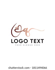 Incredibly versatile style type Q logo template, vector logo for business and company identity 