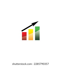Increment info vector red yellow green color chart