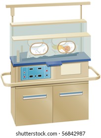 Incubator with baby