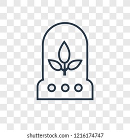 Incubator concept vector linear icon isolated on transparent background, Incubator concept transparency concept in outline style