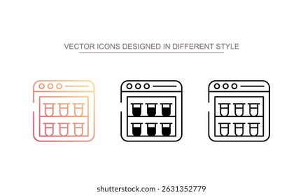 Diseño de icono de incubadora con fondo blanco