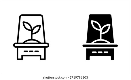 incubator icon set. simple element illustration from future technology concept. vector illustration on white background