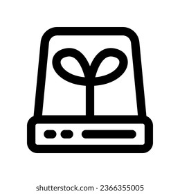 icono de línea de incubadora. icono vector para tu sitio web, móvil, presentación y diseño de logotipo.