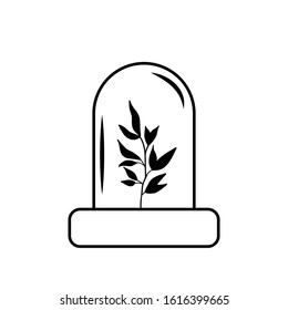 incubator vector icon. isolated black simple line element illustration from future technology concept.