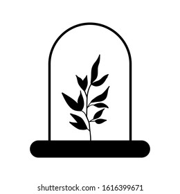 incubator vector icon. isolated black simple line element illustration from future technology concept.