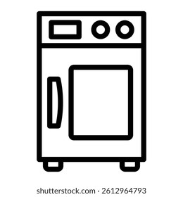 Incubator Vector Line Icon Design