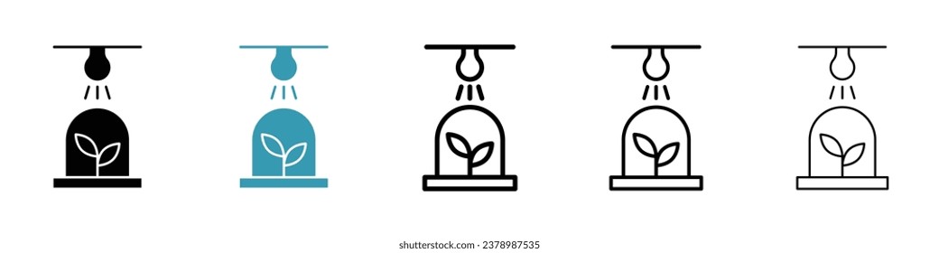 Inkubator-Vektorgrafik-Symbol-Set für Web-Ui-Designs