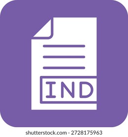 IND Vector Icon Design Illustration
