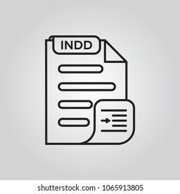 INDD file type icon