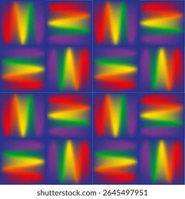  indefinite vector seamless pattern consisting of various multicolored graphic elements.  Seamless texture