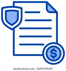 Indemnity Icon Element for Design