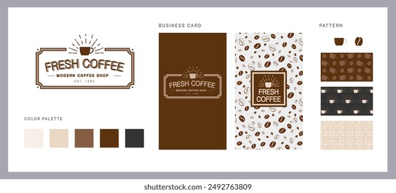 Indentity logo illustration vector graphic design in art style. Good for brand, advertising promotion, and business card