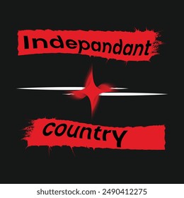 Indepandant country t shirt design vector files