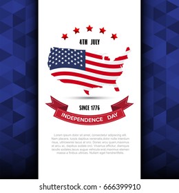 Independce Day Design Element,USA flag pattern background,.Illustratiom EPS10