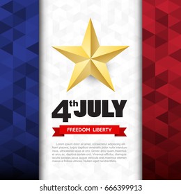 Independce Day Design Element,USA flag pattern background,.Illustratiom EPS10