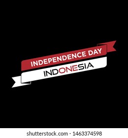 Independece Indonesia Simple Logo Design