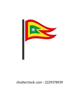 independence of cartagena icon set vector sign symbol