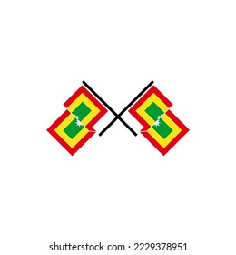 independence of cartagena icon set vector sign symbol