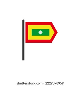 independence of cartagena icon set vector sign symbol